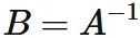 inverse matrix